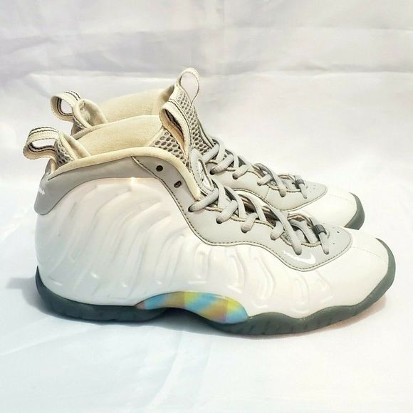 Nike Little Posite One KSA Rainbow Pixel (GS) Smoke Grey CU1054-001 Women 5.5 - Picture 1 of 9